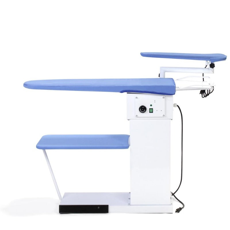 BS-108 vacuum ironing board with sleeve arm built-in vacuum motor and heating element 42 inch pressing surface