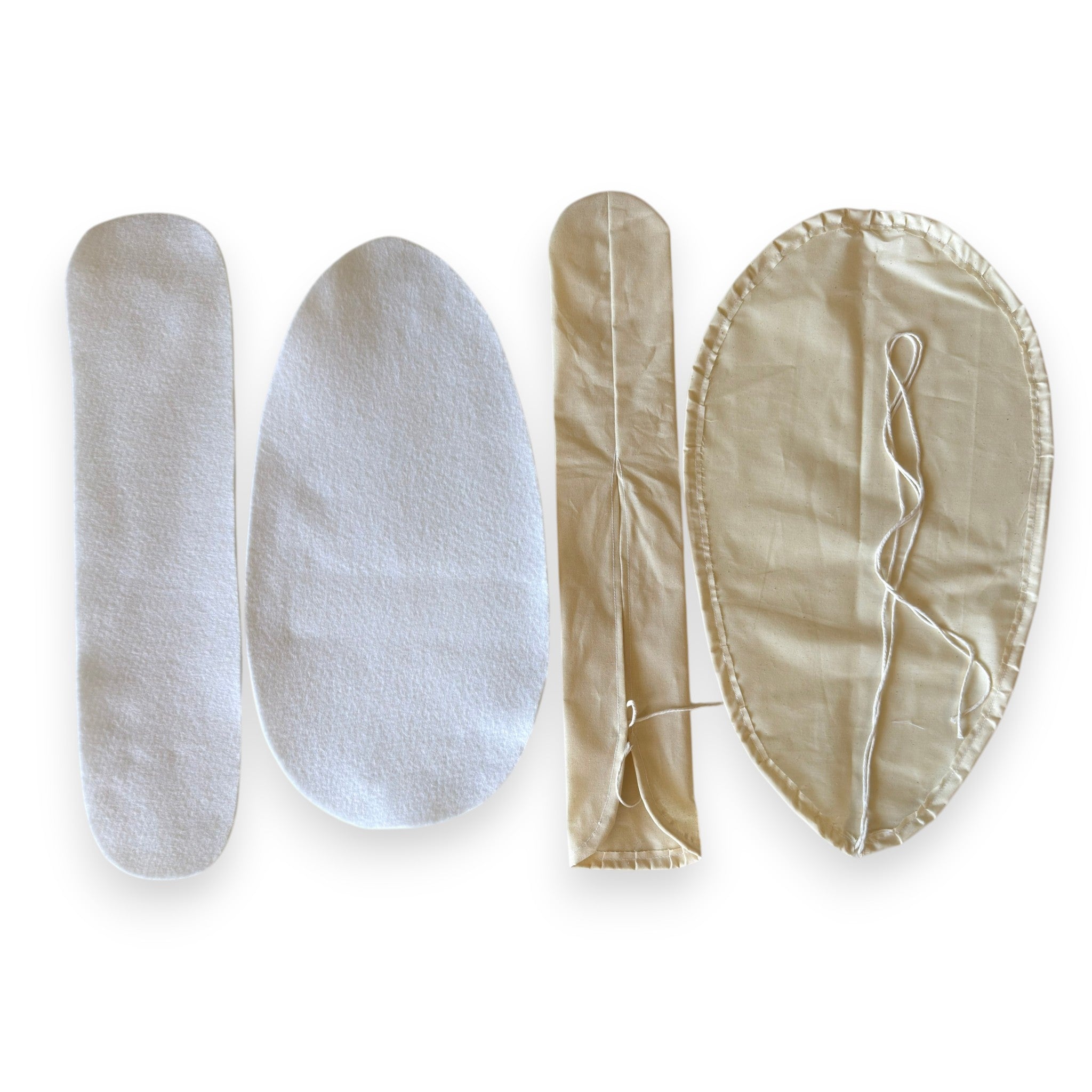 Replacement set of overs and pads for Newhouse Specialty bosom board