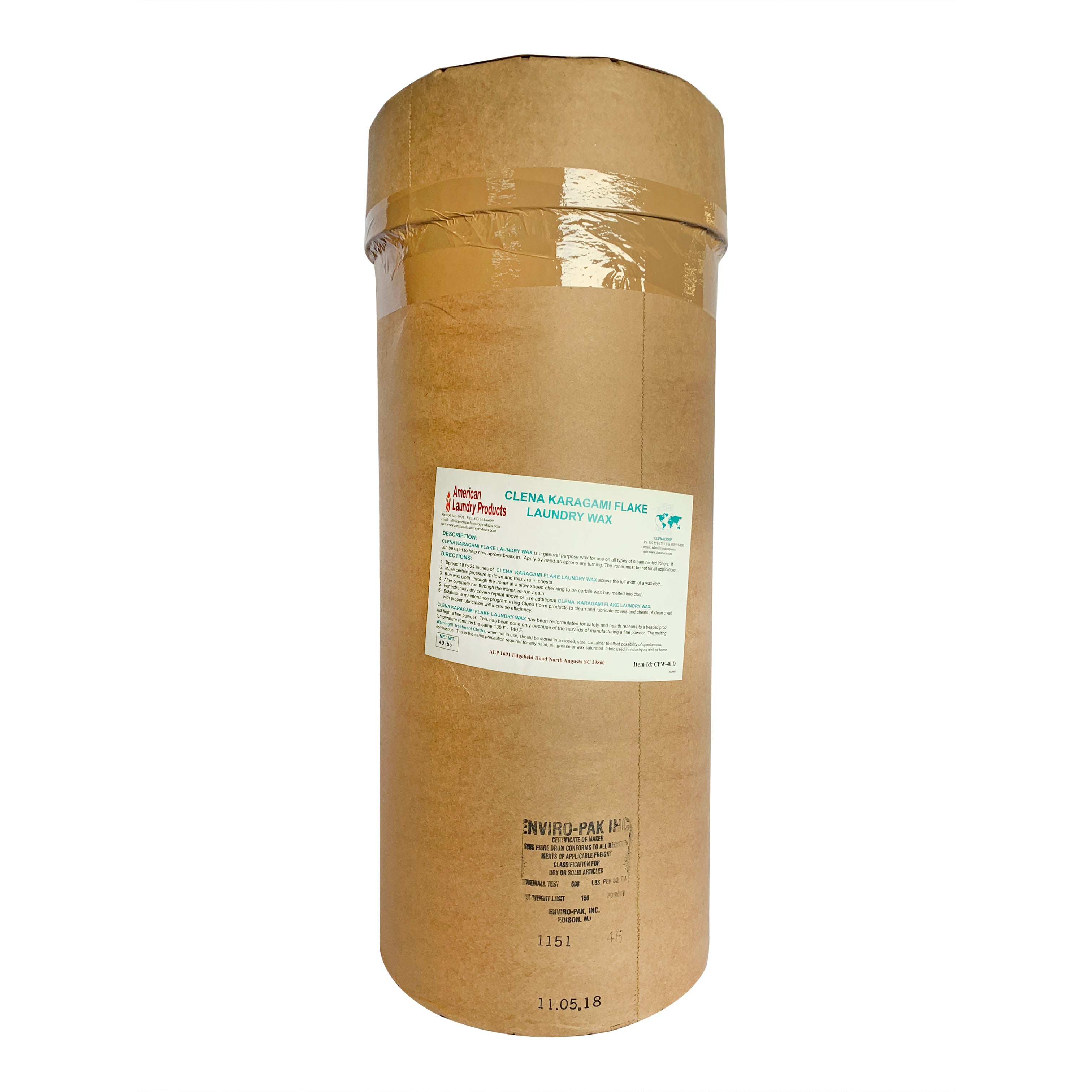 Clena Powdered Karagami Wax Ironer Lubricant