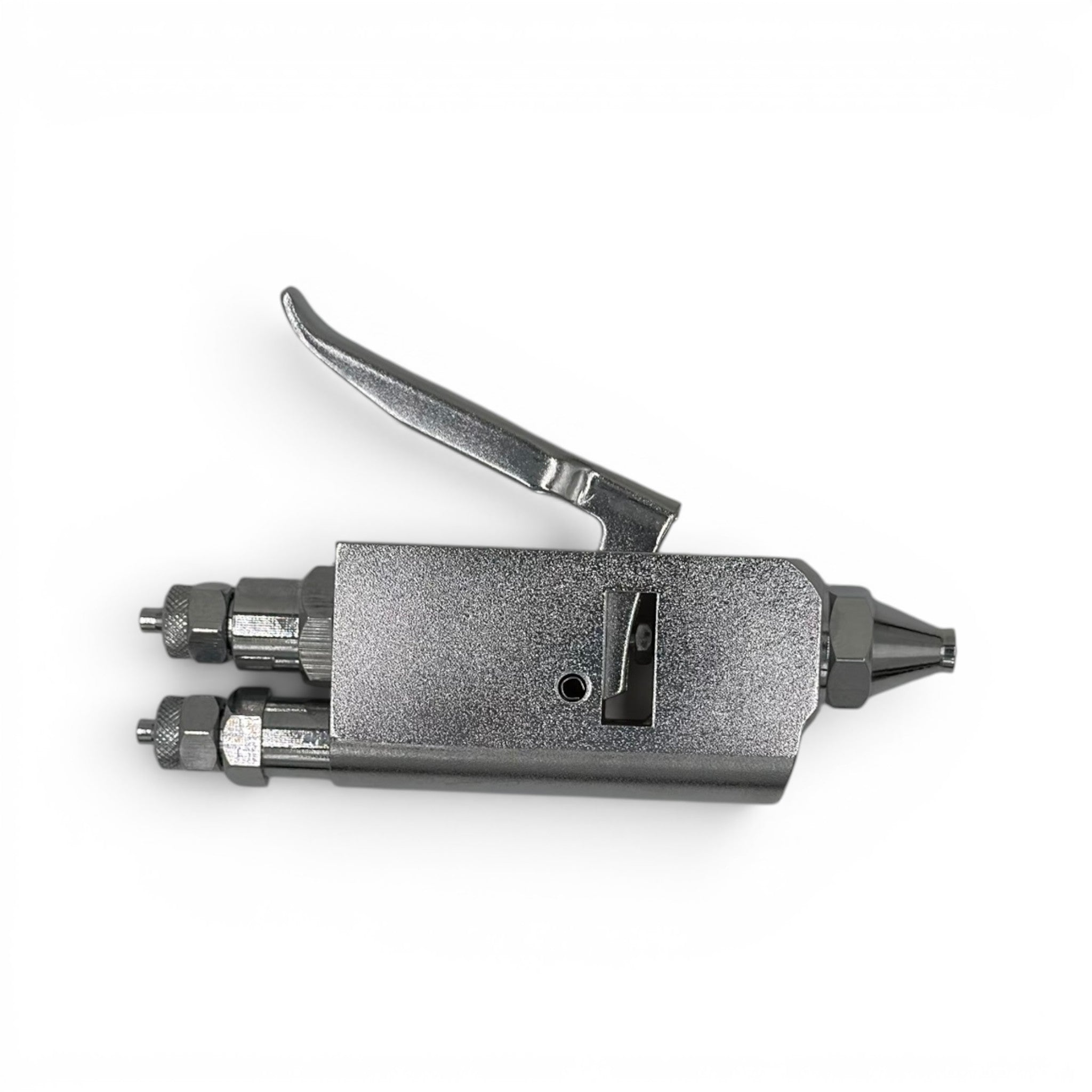 Chemical injection gun for cold spotting – heavy-duty all-metal two-stage trigger air and chemical delivery
