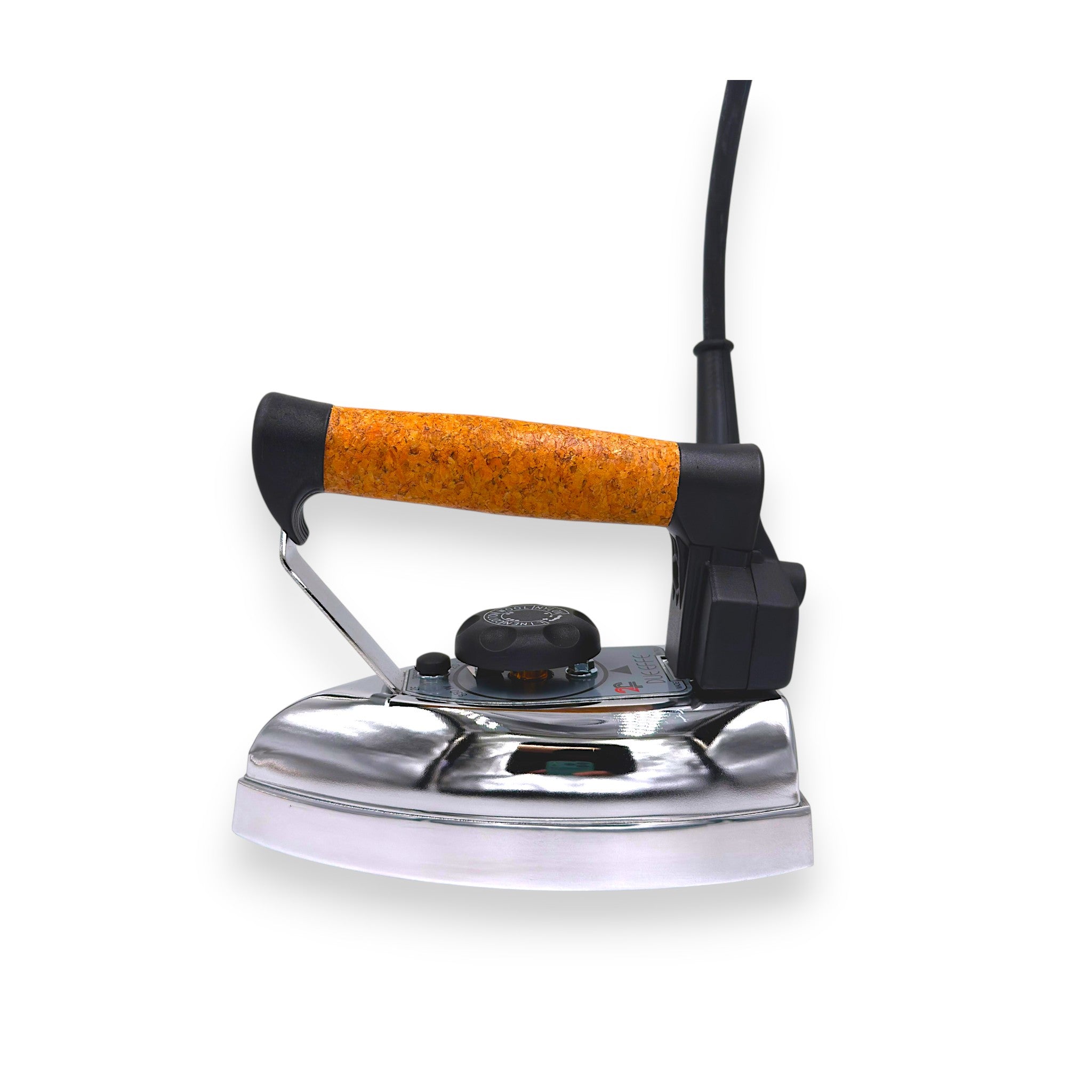 ACA1004 Due Effe dry electric iron 800W mono-block sole plate cork handle 110V 220V no steam