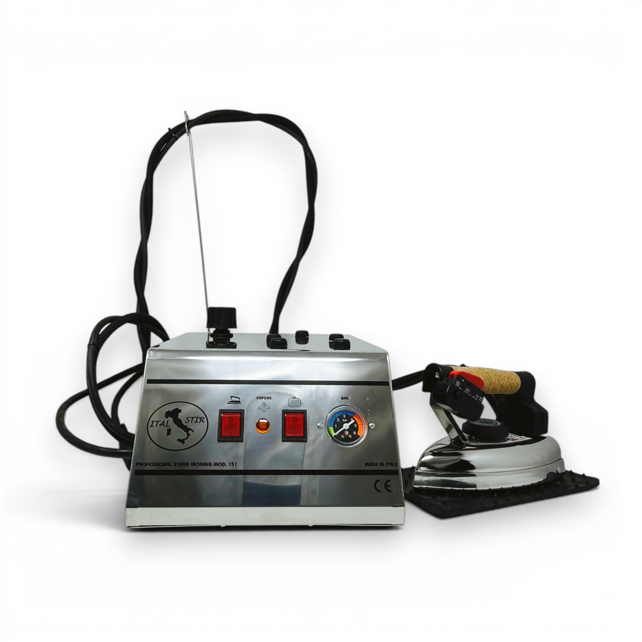 Mini Boiler with steam iron made in italy