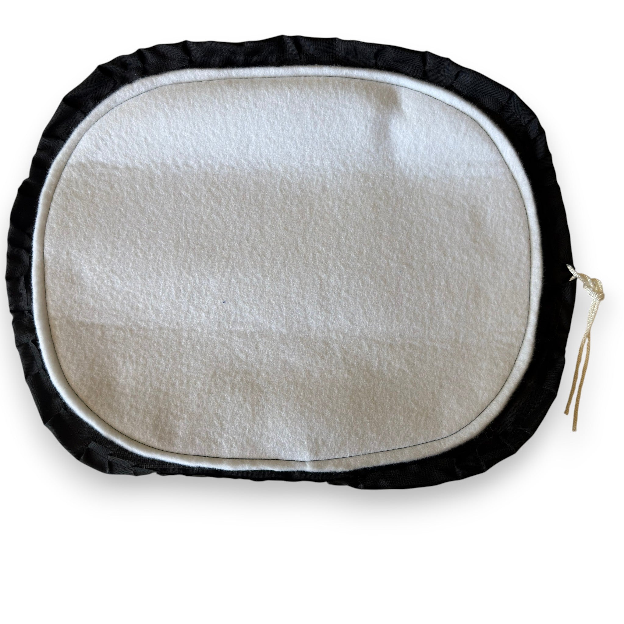 Puff iron cover and pad mushroom shape 