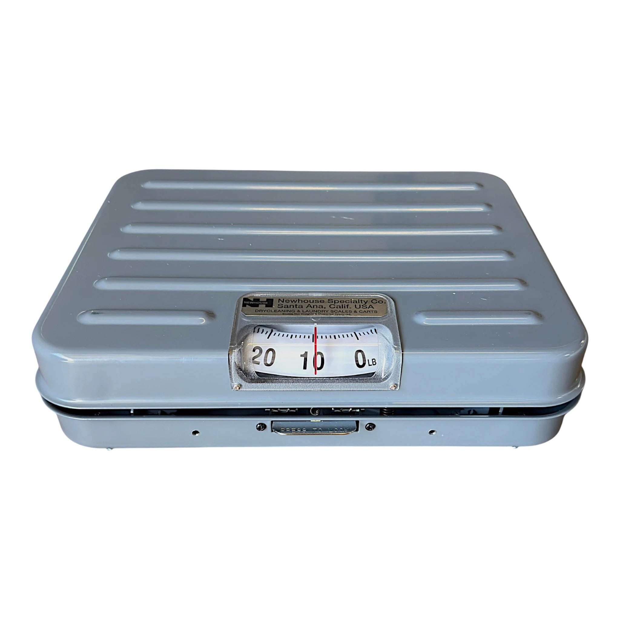 S53H Newhouse Specialty replacement scale head main view showing memory lock dial in pounds and metric for S53 and S54 laundry scales