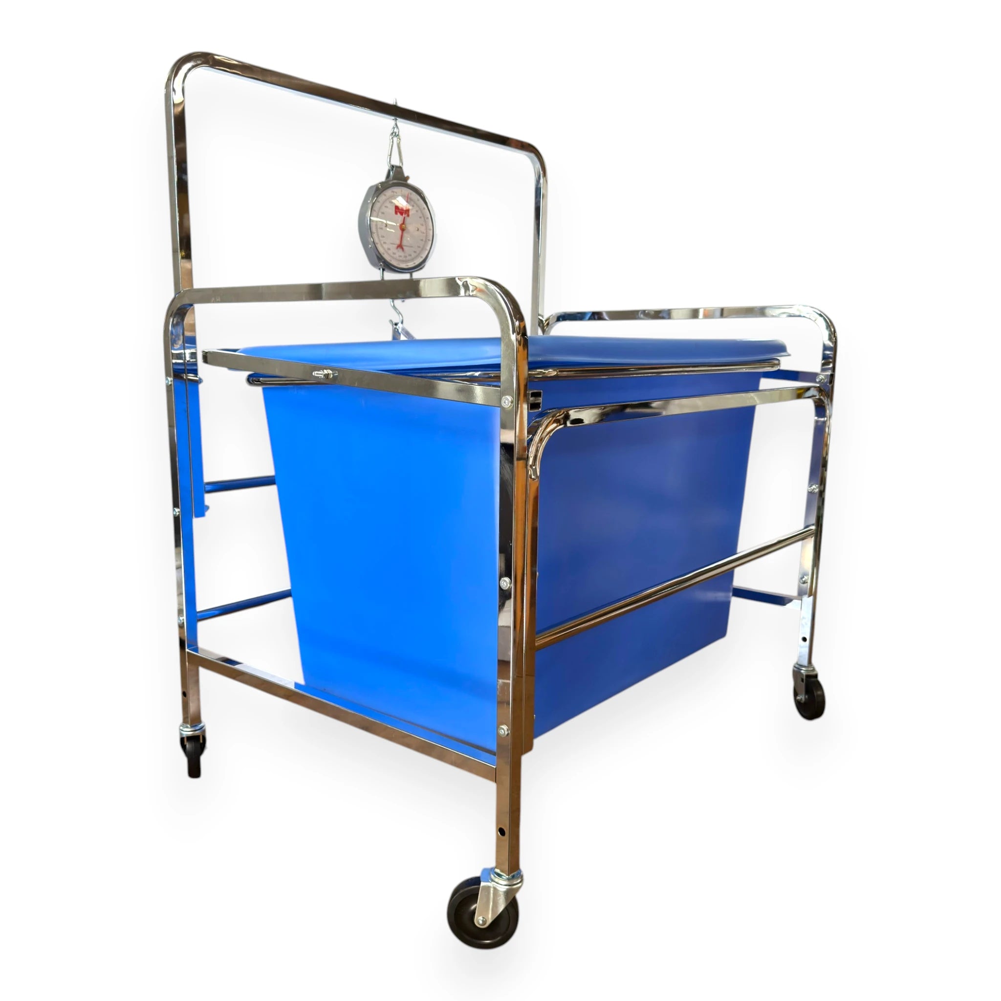 S70PL Industrial Basket Laundry Scale | 300 lb Capacity | All-Steel Frame | Hotels & Laundries