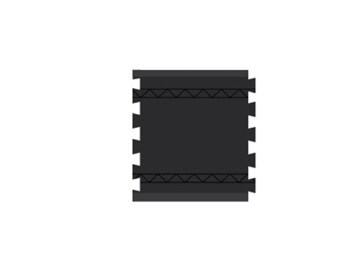 Anti fatigue interlocking mat