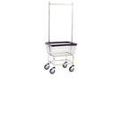 Coin Op Rack Cart Chrome Double Pole