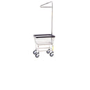 Coin Op Rack Cart Chrome Single Pole