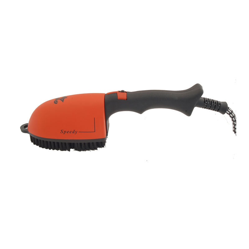 Due Effe steam brush with horsehair bristles all-purpose garment steaming and finishing tool compatible with all steam generators