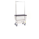 6 BUSHEL LAUNDRY CART W/ DOUBLE POLE