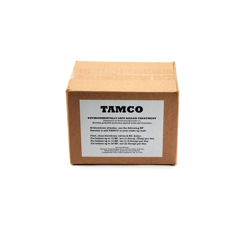 Tamco boiler compound 5 lb tub FDA compliant concentrated boiler treatment for dry cleaning and laundry steam boilers