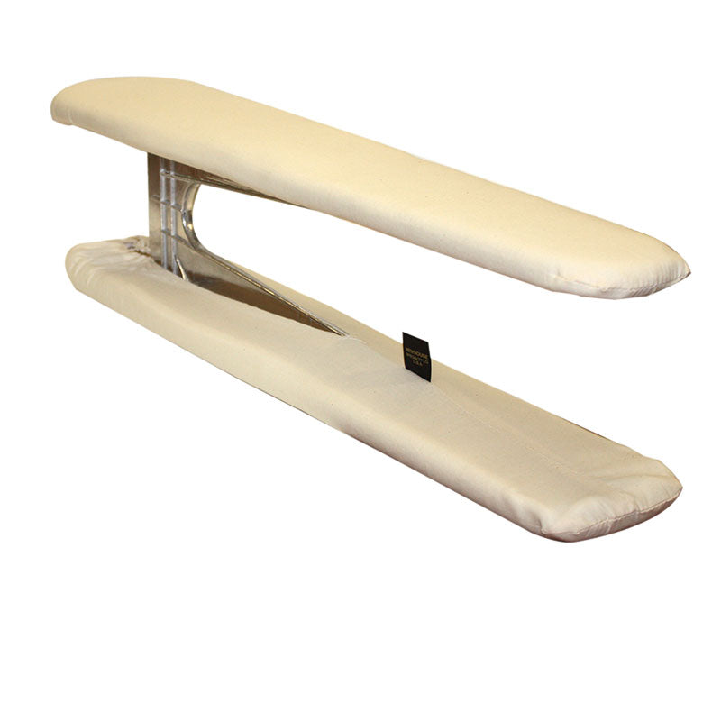 SBP newhouse specialty padded sleeve ironing board two-sided standard and narrow width tabletop design for sleeves cuffs and pant legs